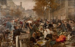 The Market Halls, 1895 | Leon-Augustin Lhermitte