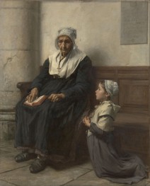The Grandmother, c.1879/80 | Leon-Augustin Lhermitte