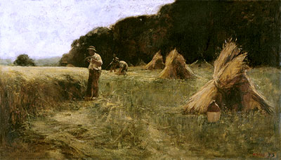 Leon-Augustin Lhermitte | The Harvesters, c.1870/80 | Giclée Canvas Print