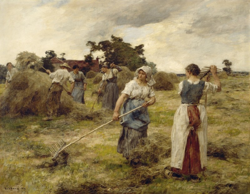 Die Ernte, 1886 | Leon-Augustin Lhermitte | Giclée Leinwand-Kunstdruck