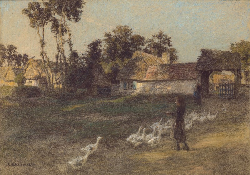 The Return of the Geese, n.d. | Leon-Augustin Lhermitte | Giclée Paper Art Print