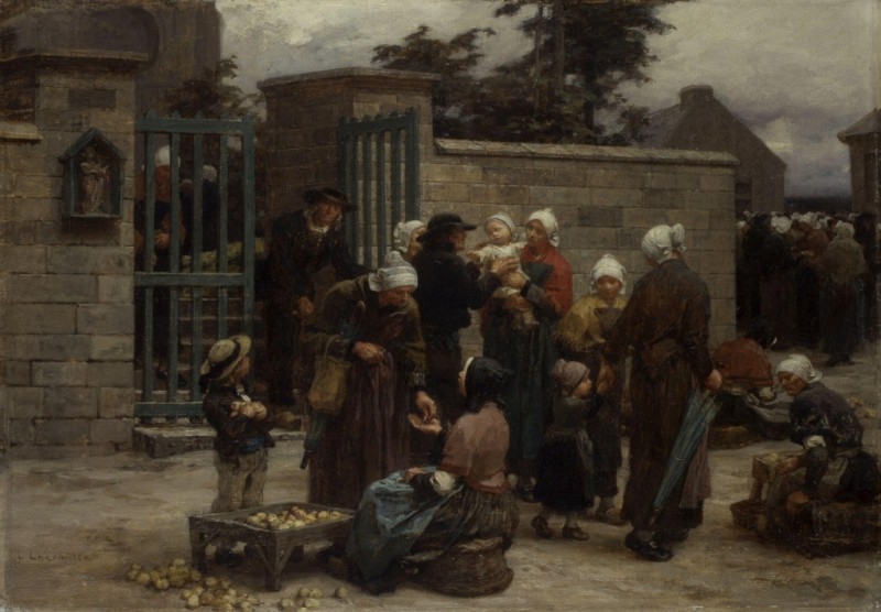 The Pardon of Plourin, Brittany, 1877 | Leon-Augustin Lhermitte | Giclée Canvas Print