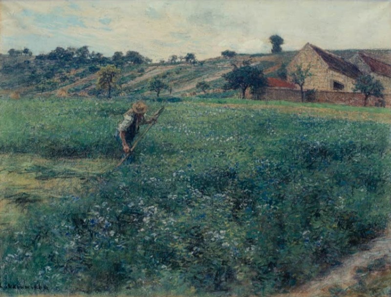 Mäher im Luzernfeld, 1887 | Leon-Augustin Lhermitte | Giclée Papier-Kunstdruck