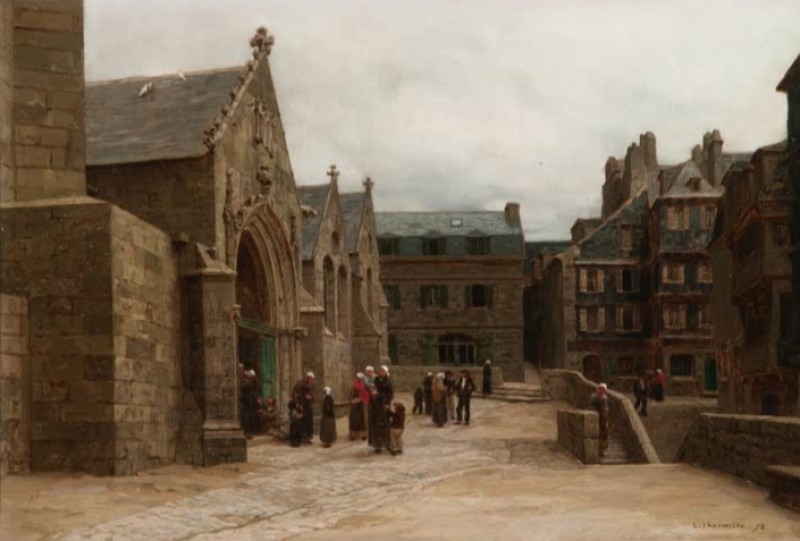 The Alms, 1875 | Leon-Augustin Lhermitte | Giclée Canvas Print
