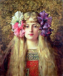 The Blonde Woman | Leon Comerre | Painting Reproduction