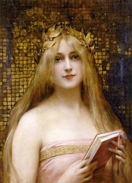 Girl with a Golden Wreath | Leon Comerre | Painting Reproduction