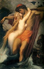 Frederick Leighton | The Fisherman and the Syren, 1857 | Giclée Canvas Print