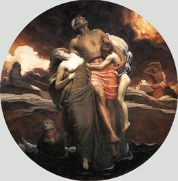 Frederick Leighton | And the Sea Gave Up the Dead Which Were in It | Giclée Canvas Print