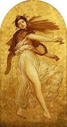 The Dance of the Cymbalists (Left Panel), n.d. von Frederick Leighton | Leinwand Kunstdruck