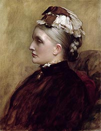 Alexandra Leighton (Mrs Sutherland Orr), 1891 by Frederick Leighton | Canvas Print