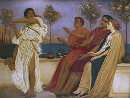 Greek Girl Dancing, undated by Frederick Leighton | Canvas Print