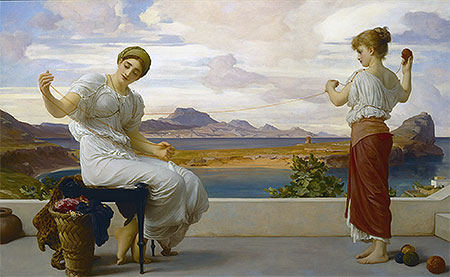 Winding the Skein, c.1878 | Frederick Leighton