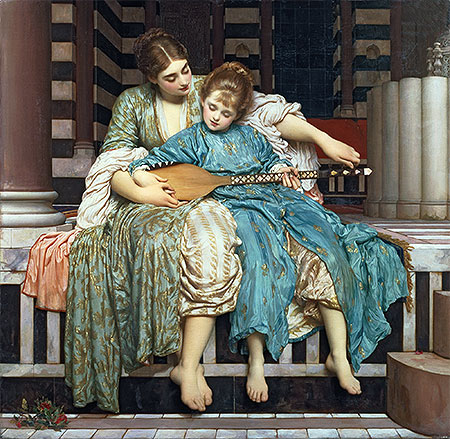 Music Lesson, 1877 | Frederick Leighton