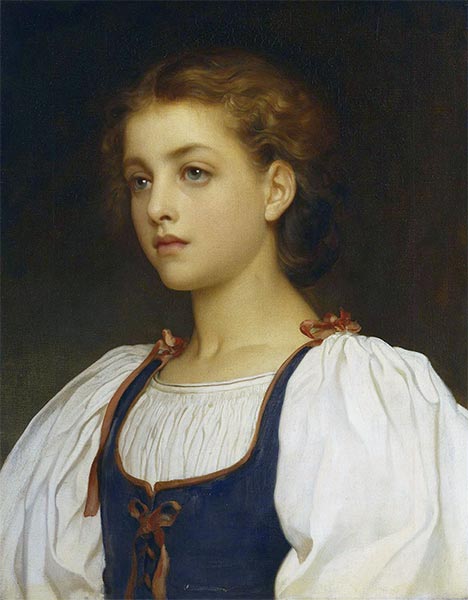 Biondina, 1879 | Frederick Leighton | Giclée Leinwand Kunstdruck