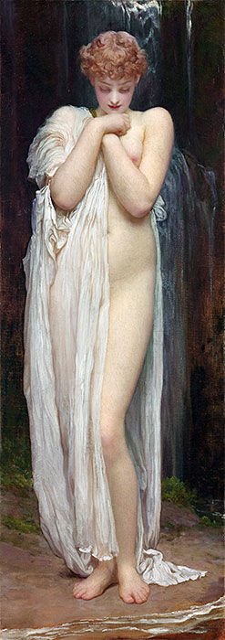 The Nymph of the River (A Bather), 1880 | Frederick Leighton | Giclée Canvas Print