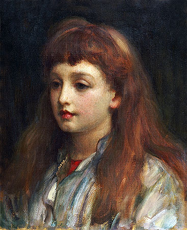 Portrait of a Young Girl, n.d. | Frederick Leighton