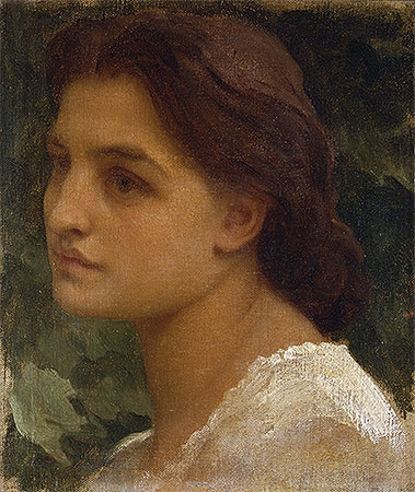 Portrait of a Young Lady (Vittoria), n.d. | Frederick Leighton | Giclée Leinwand Kunstdruck