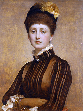 May Prinsep, 1885 | Frederick Leighton | Giclée Leinwand Kunstdruck