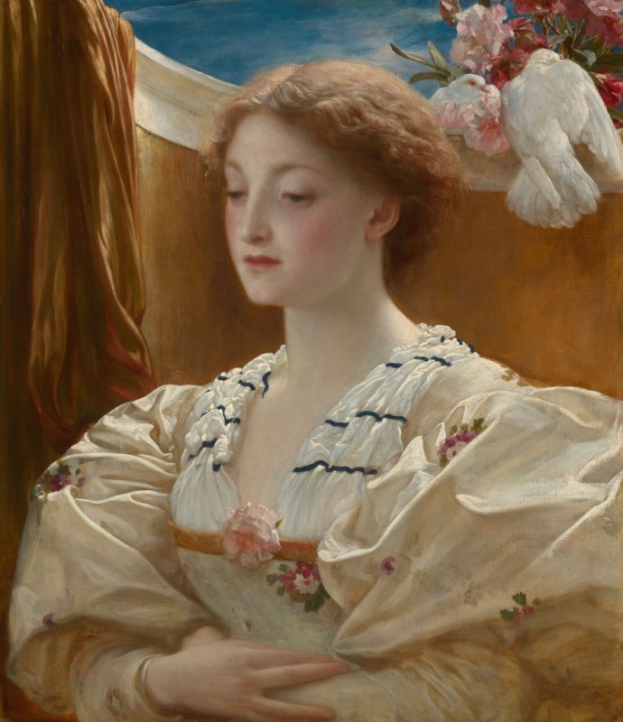 Bianca, 1862 | Frederick Leighton | Giclée Leinwand-Kunstdruck