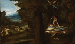 Schlafender Apollo und die Musen mit dem Ruhm, 1549 | Lorenzo Lotto