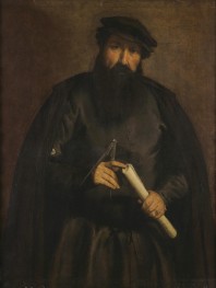 Porträt eines Architekten, 1535 | Lorenzo Lotto