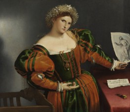 Portrait of a Woman Inspired by Lucretia, c.1530/33 | Lorenzo Lotto