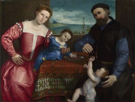 Portrait of Giovanni della Volta with His Wife and Children, 1547 | Lorenzo Lotto