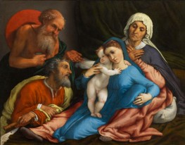 Holy Family with St Jerome, 1534 | Lorenzo Lotto