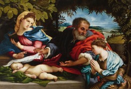 Heilige Familie mit der Heiligen Katharina von Alexandria, 1533 | Lorenzo Lotto