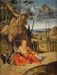 Hl. Hieronymus in der Wüste, c.1509/10 | Lorenzo Lotto