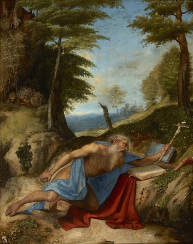 Saint Jerome Penitent, c.1513/14 | Lorenzo Lotto | Giclée Canvas Print