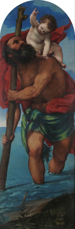 St. Sebastian and St. Christopher, 1531 | Lorenzo Lotto | Giclée Canvas Print