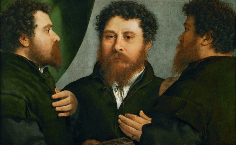 A Goldsmith in Three Views, c.1525/35 | Lorenzo Lotto | Giclée Canvas Print