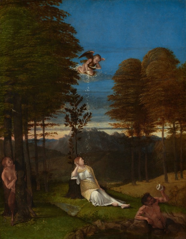 Allegorie der Keuschheit, 1505 | Lorenzo Lotto | Giclée Leinwand-Kunstdruck