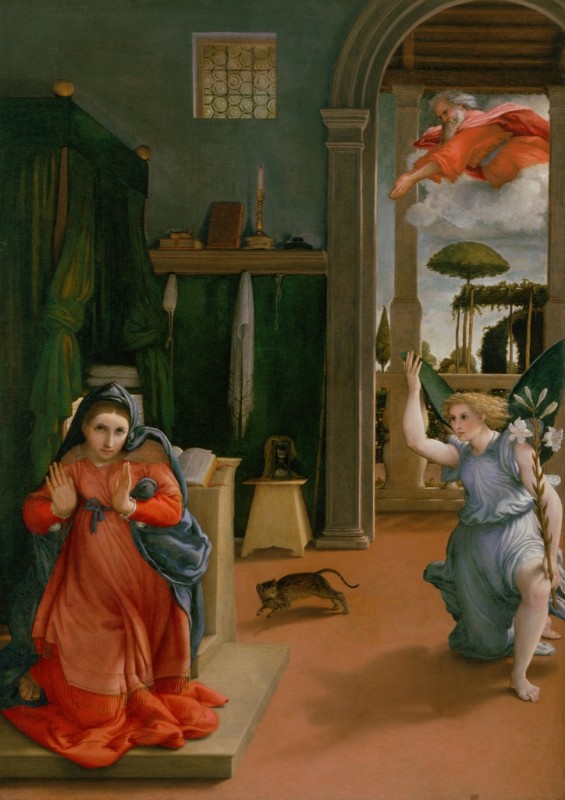 Annunciation, c.1533/34 | Lorenzo Lotto | Giclée Canvas Print