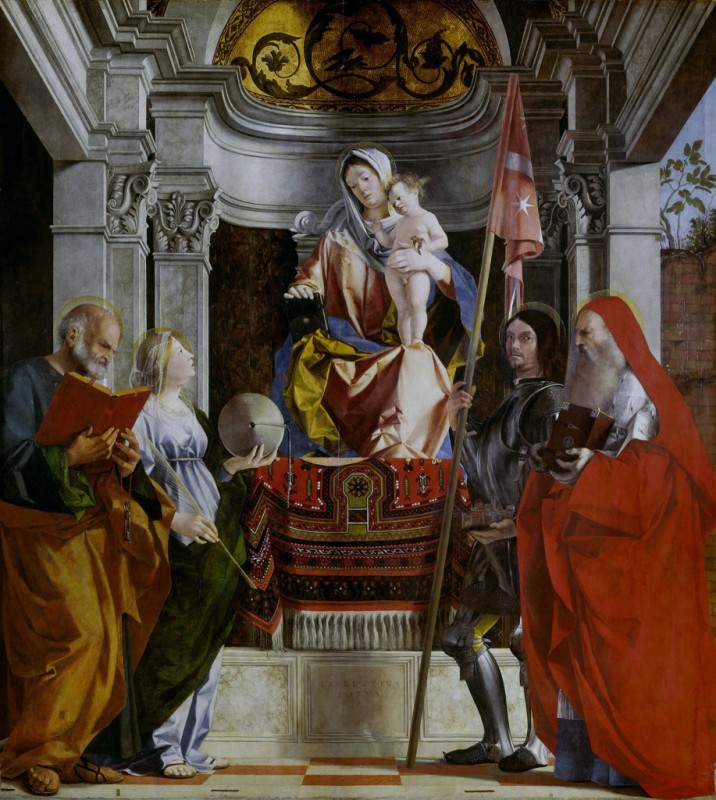 Santa Cristina al Tiverone Altarpiece, c.1504/06 | Lorenzo Lotto | Giclée Canvas Print