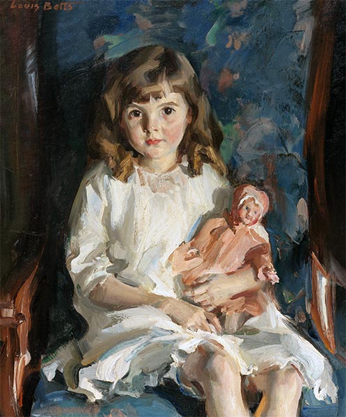 Portrait of Gertrude Allen, 1926 | Louis Betts | Giclée Canvas Print