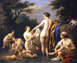 Venus and Nymphs Bathing, 1776 by Lagrenee | Canvas Print
