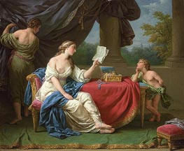 Penelope Reading a Letter from Odysseus, undated by Lagrenee | Canvas Print