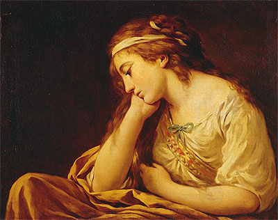 Melancholy, c.1785 | Lagrenee | Giclée Leinwand Kunstdruck