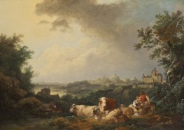 Landschaft mit ruhenden Rindern, 1767 | Philip James de Loutherbourg