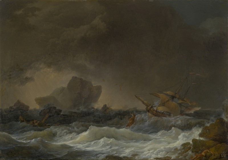 Seascape, 1766 | Philip James de Loutherbourg | Giclée Canvas Print