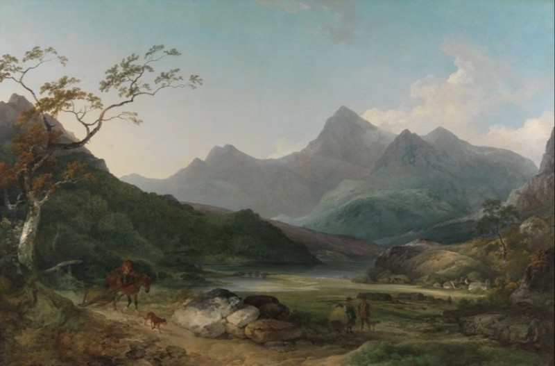 Snowdon from Capel Curig, 1787 | Philip James de Loutherbourg | Giclée Canvas Print