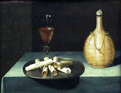 Lubin Baugin | The Dessert of Wafers, c.1630/35 | Giclée Leinwand Kunstdruck