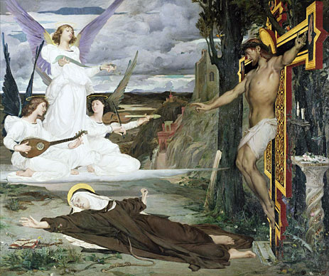 The Vision Legend of the 14th Century, 1872 | Luc Olivier Merson | Giclée Canvas Print