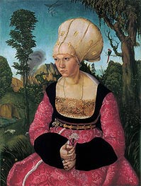 Anna Putsch, First Wife of Dr. Johannes Cuspinian, c.1502/03 von Lucas Cranach | Leinwand Kunstdruck