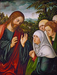 Lucas Cranach | Christ's Farewell to the Holy Women | Giclée Canvas Print