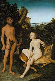 Lucas Cranach | Landscape with Apollo and Diana | Giclée Canvas Print
