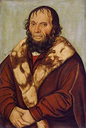 Lucas Cranach | Portrait of Magdeburg Theologians Dr. Johannes Schöner | Giclée Canvas Print