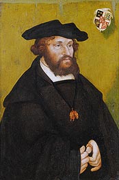 Lucas Cranach | Portrait of King Christian II of Denmark | Giclée Canvas Print